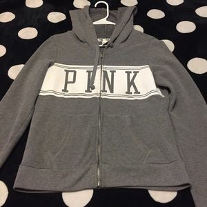 Vs pink perfect full zip medium